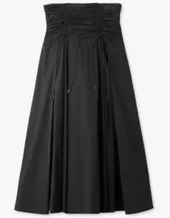 SNIDEL ハイウエストボリュームスカート　ブラック