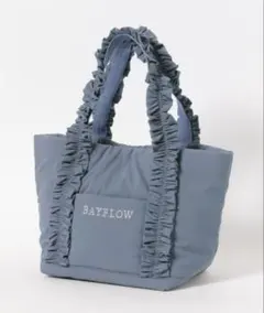 ⭐︎新品⭐︎BAYFLOW ベイフロー　フリルロゴトートバッグ　Mサイズのサムネイル