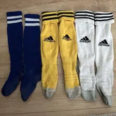 adidas ストライプ付きソックス 3足セット 21cm
