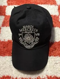 Mardi Mercredi キャップ ブラック