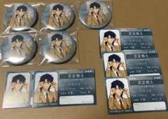 【新テニスの王子様】【身支度】忍足侑士 缶バッジ 特典 プロフカード 新テニスの王子様】【身支度】忍足侑士 缶バッジ 特典 プロフカード