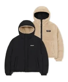 フリースリバーシブルダウンジャケット nerdy XL
