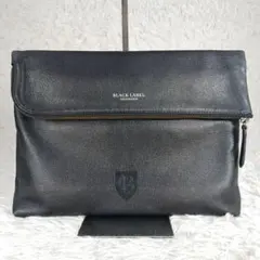 ✨極美品✨ブラックレーベル クレストブリッジ クラッチバック ブラック A4