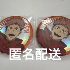 呪術廻戦　SEGAラッキーくじ　缶バッジ　虎杖 オーロラ