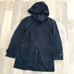 ♡ナノユニバース♡フード付きコットン混コート♡ジャケット♡ベーシック♡キレイめ♡