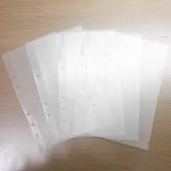 リフィル　6穴　貯金　積立　Saving 5枚セット