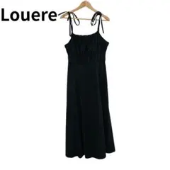 ルエレ　ブラック フレアロングスカート　ブラック　キャミワンピ　重ね着OK