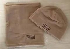 5.11 フリース帽子とネックウォーマーセット