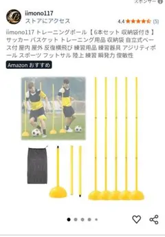 トレーニングポール 6本セット 収納袋付き