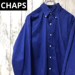 CHAPS アメリカ古着 長袖シャツ シンプル メンズ