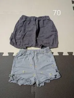 子供服　ズボン　短パン　パンツ　西松屋 60 70