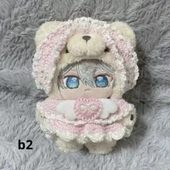 【b2】 ぬい服 ヘッドドレス ワンピース いつぬい用