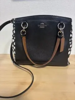 COACH ショルダーバッグ ブラック/ホワイト