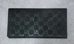 『土日限定値下げ✨』GUCCIブラック スエード長財布+未使用キーケースのセット