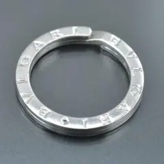 新品◇ブルガリ B-ZERO1 ストラップ キーホルダー シルバー 緑 レザー