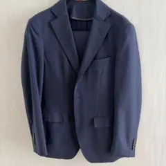 ORIHICA ネイビー ビジネススーツジャケット ソロテックス