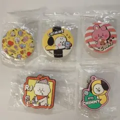 BT21 くら寿司　缶バッジ　ラバーマスコット