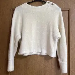 BABYLONE アイボリー 長袖セーター