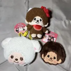 モンチッチ マスコットキーホルダー ネックポーチ がま口ポーチ キティコラボ