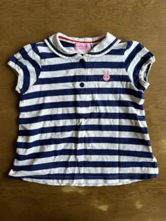 ミキハウス　ストライプ Tシャツ 80サイズ