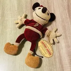 ミッキー　クリスマス　レトロ　ぬいぐるみ　ディズニー