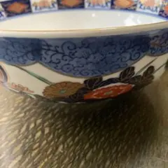 美濃焼 庫山窯 染錦花鳥 菓子鉢 大鉢 深鉢 - メルカリ