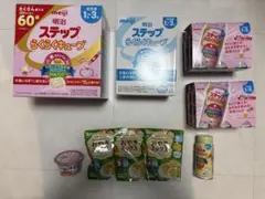 明治 ステップらくらくキューブ　らくらくミルク他