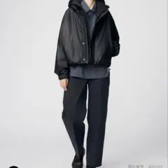 【即完売❗️ユニクロU】コットンチノパン　ダークグレー