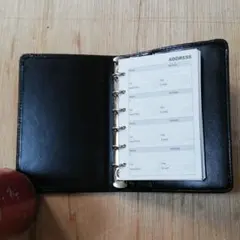 合成皮革カバー付きバインダー手帳