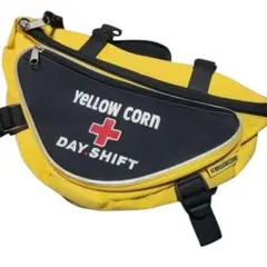 YELLOW CORN DAY-SHIFT ボディバッグ イエロー ブラックのサムネイル