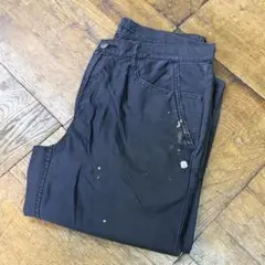 お盆SALE値下げ 入手困難なユーズド加工パンツ　ミハラヤスヒロ　ペイントパンツのサムネイル