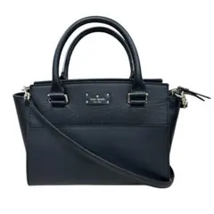 極美品 ケイトスペード 2way ハンド ショルダーバッグ 黒 ブラック 極美品 ケイトスペード ハンドバッグ ショルダーバッグ 2WAY レザー 黒