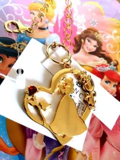 ディズニープリンセス　美女と野獣　ベル　オープンハート　ゴールデンチャームのサムネイル
