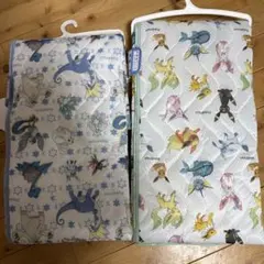 新品　ポケモン 冷感敷パッド シングルサイズ　2枚セット イーブイ　グレイシアのサムネイル