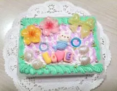 ☆ホイップデコ☆人魚ねこさんのゆめかわ小物ケース♪