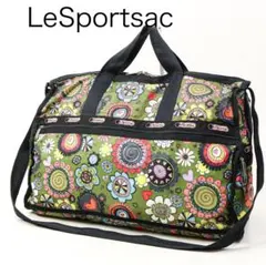 H6522-26◾️レスポ　ナイロンショルダー付ボストンバッグ　鍵付