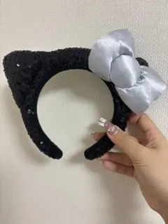 USJ ハローキティカチューシャ 黒