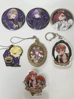 ハーツラビュル バッジ＆アクリルキーホルダーセット