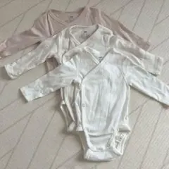 H&M ベビー肌着　オーガニックコットン　長袖ボディスーツ　3枚セット