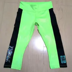 ZUMBA 蛍光グリーン レギンス