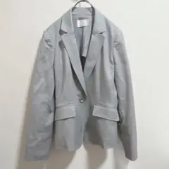 anysis レディースジャケット　サイズ2 グレー　シンプル　オフィス用