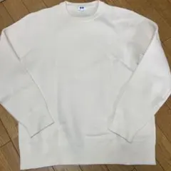 ユニクロ　ウォッシャブルストレッチミラノリブクルーネックセーター
