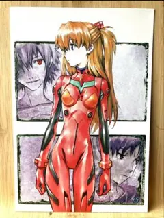エヴァンゲリオン　ポストカード　アスカ　シンジ　カヲル　非売品