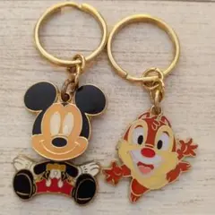 ミッキー＆デールのメタルキーホルダー東京ディズニーランド