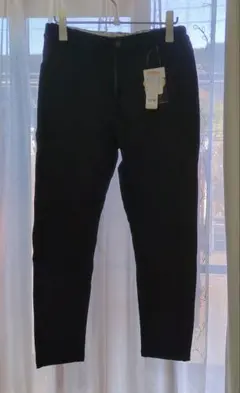 fu-ai ブラック カジュアルパンツ スリムフィット