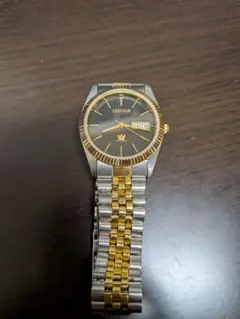 美品】SEIKO デイデイト 7N33-6A20 黒文字盤 ゴールド - メルカリ