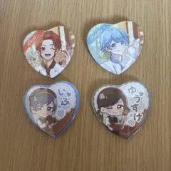 いれいす ハート型缶バッジ りうら -hotoke- If 悠佑 バレンタイン