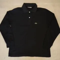 80年代初期 フレラコ ロングスリーブ ベージュ サイズ6 LACOSTE 美品】Vintage LACOSTE made in France long sleeve polo shirt beige