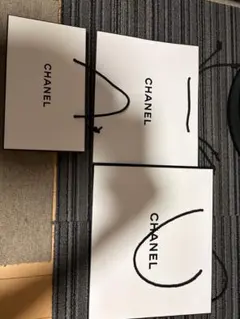 CHANEL ショップ袋 3点セット ホワイト