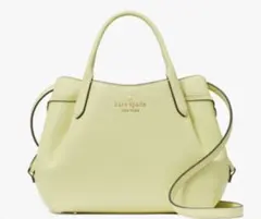 kate spade ライトイエロー タンプリングスモールサッチェル - メルカリ